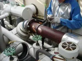 取付位置切断作業